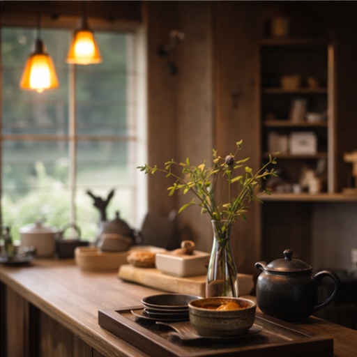 カフェのカウンター