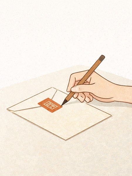 質問を送るイラスト