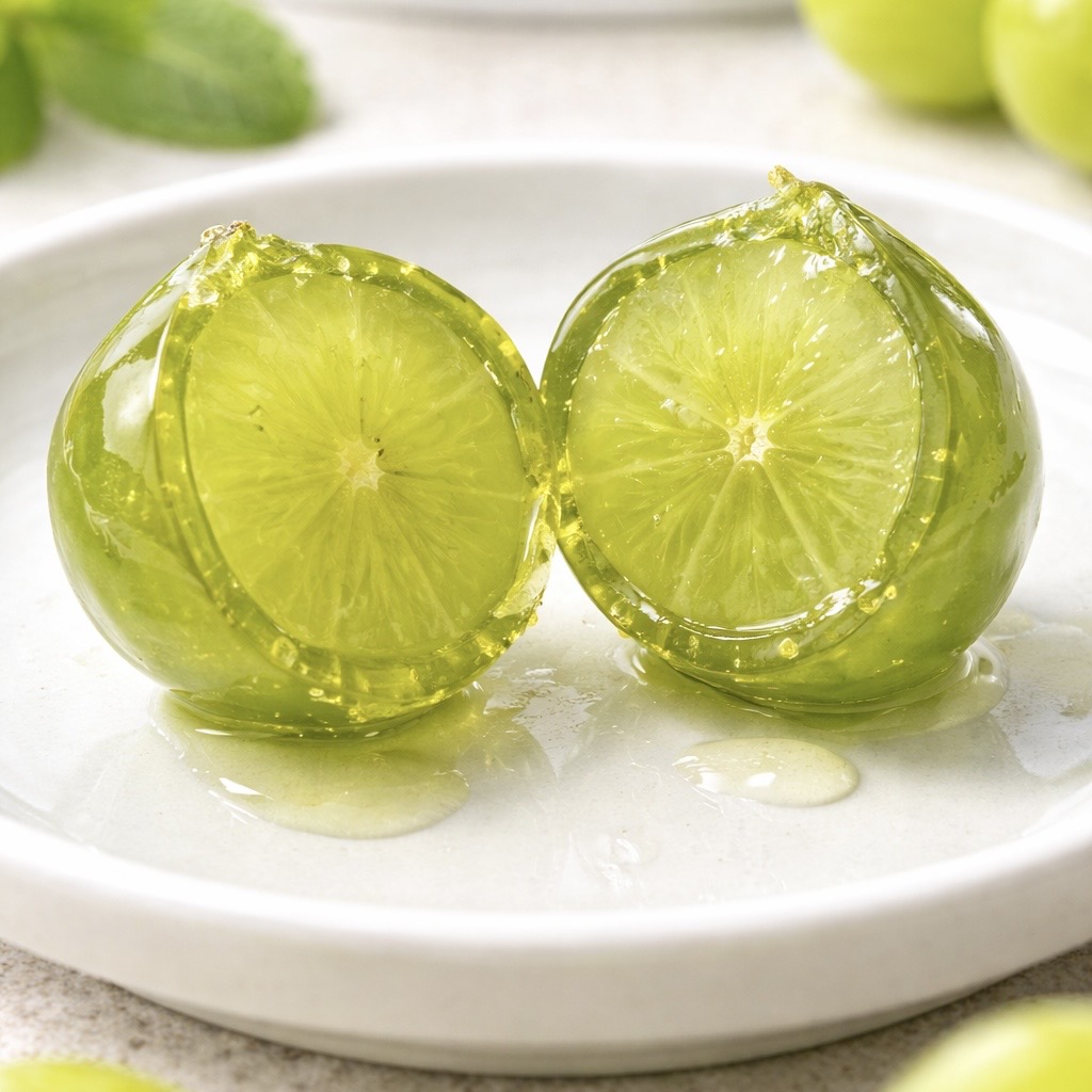 マスカット飴（断面）