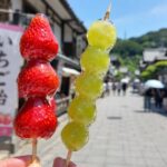 観光地で親しまれるフルーツ飴