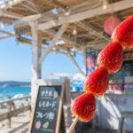海の家のスイーツ　フルーツ飴
